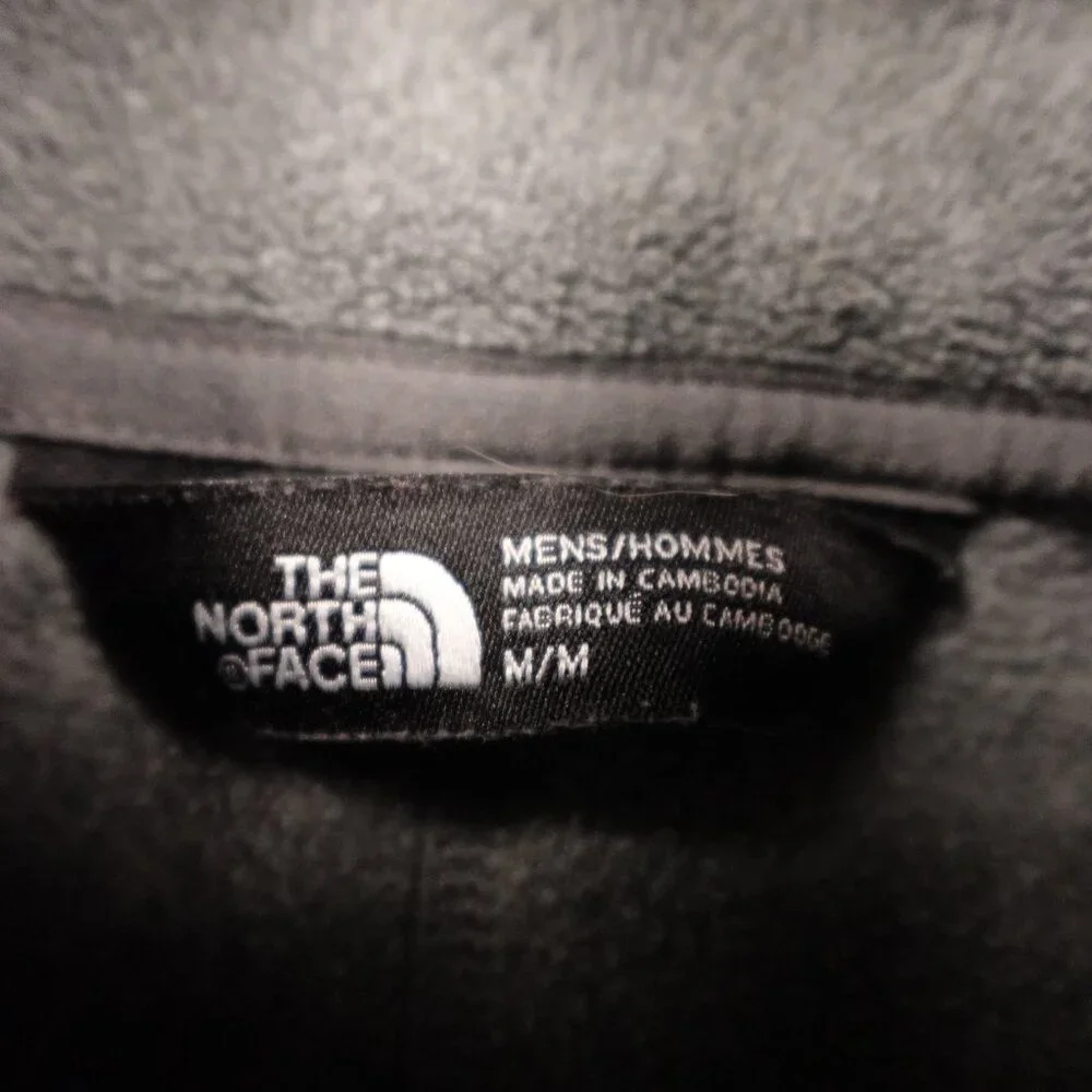 The North Face Men’s Gray Polartec Quarter-Zip Fleece Pullover Size Medium‎